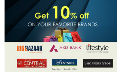 Get 10% Off On Gift Cards From Your Favorite Brands