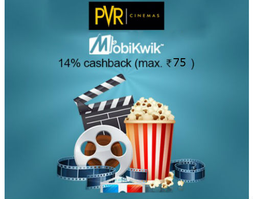 Get 14% cashback when you pay Via MobiKwik