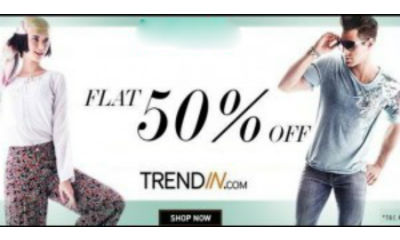 Get Flat 50% Off On Apparels Starting From Rs.150