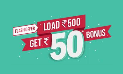 Get Rs. 50 Activation Bonus on Wallet Activation