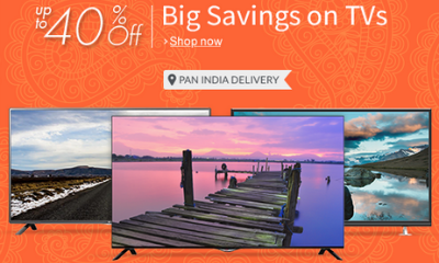 Get Upto 40% off On Top Selling Televisions