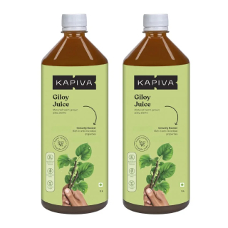 Kapiva (Pack of 2) Giloy Juice 1 L at Rs 540 (After Code: DEAL20 & Prepaid off)