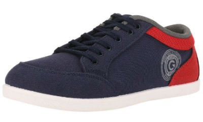 Globalite Men's Casual Shoes Stumble Navy Red Grey