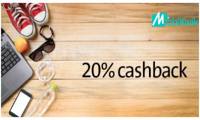 Grab 20% cashback on Activities, Flights & Hotels Via Mobikwik