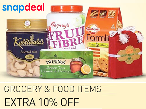 Grocery & Food Items Extra 10% Off on Rs. 500