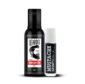 Beardo Growth Oil & Mustache Growth Roll On Combo at Rs 545 Mrp 995 | Coupon: VIBD22