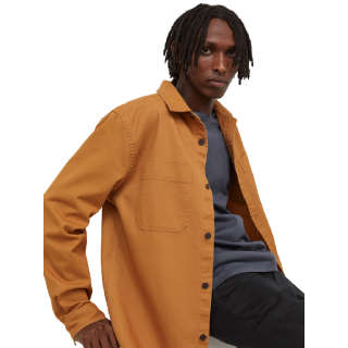 H&M Mens Brown Regular Fit Shirt jacket