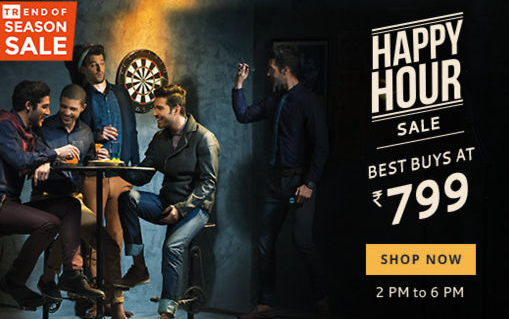 Happy Hour Sale: Best Buys At Flat Rs.799 [2 to 6 PM]