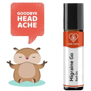 HerbTantra Migraine Go Headache Relief Roll-On (9 Ml) at Rs.390