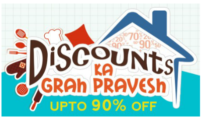 Upto 90% Off on Home & Kitchen