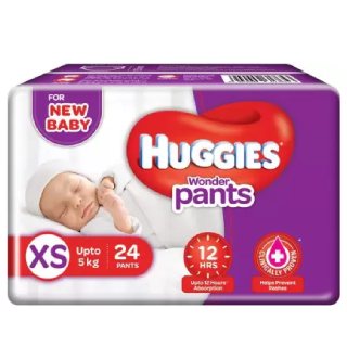 Worth Rs.199 Huggies Ultra Soft Diaper Pants - XS (24 Pcs) Just Rs.99