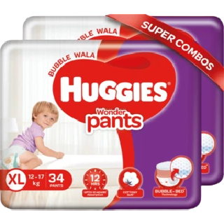 Pack of 2- Buy Huggies Baby Wonder Pants Diapers
