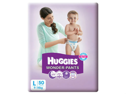 Huggies Wonder Pants Diaper (Large) Pack Of 50
