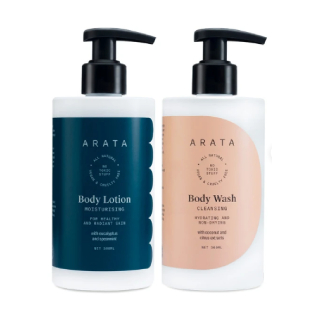 Arata body care set (Body lotion & body wash)