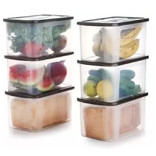 Flat 47% off on CHHA HOUSE Premium Quality New Unbreakable Transparant Jar Plastic Container