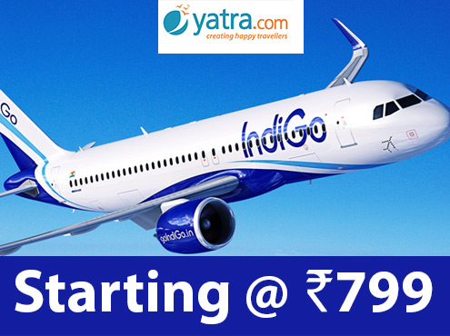 IndiGo Flight Sale : Fare starting at Rs.799 (all inclusive)