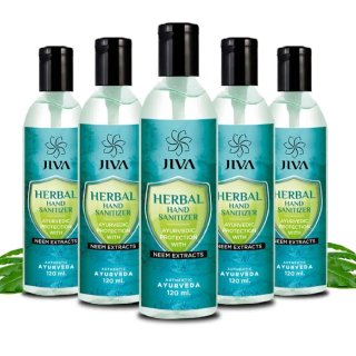 Pack of 10 Jiva Hand Sanitizer at Rs.600