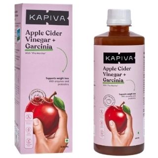 Buy Kapiva Apple Cider Vinegar + Garcinia 500 ML (Use Coupon: Kapiva15)