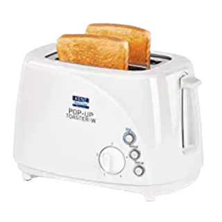 KENT - 16031 700-Watt 2-Slice Pop-up Toaster (White)