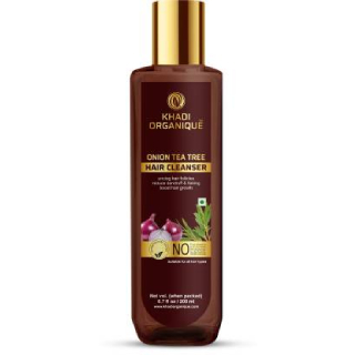 Save 46% on Khadi Organique Onion Tea Tree Hair Shampoo (200 ml)