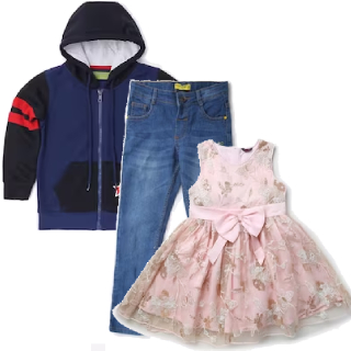 Kids Fashion Start at Rs.44 + Free Shipping on 1st 3 Orders