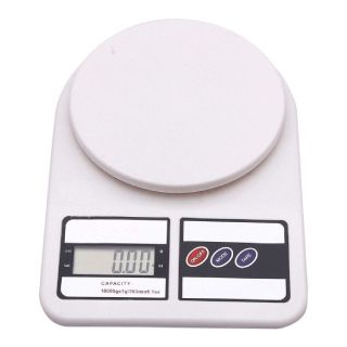 Electronic Kitchen Digital Weighing Scale, Multipurpose, White, 10 Kg