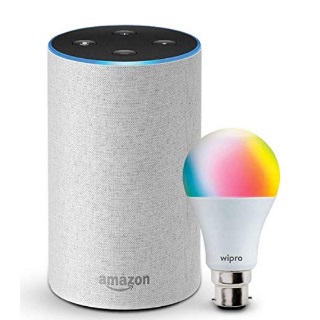 Amazon Echo + Wipro Smart Bulb Rs.5399 (SBI) or Rs.5999