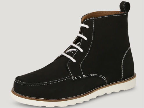 KOOVS Leather Desert Boots 83% off