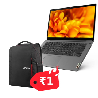 Lenovo IdeaPad Slim 3i at Rs.37290 + Laptop Bag at Rs.1 (Use Coupon: VISALAP2000)