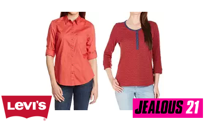 Levis, UCB, Jealous21 Clothing at 60% Off