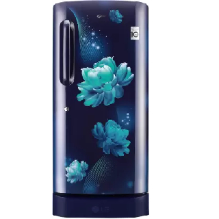 LG 185 L Direct Cool Single Door 5 Star Blue Charm Refrigerator at Rs.16,190 (17690-1500 SBI)