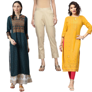 Pack of 3 Kurta & Suits at Just Rs.1499 on Libas + Free Shipping