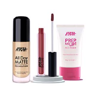 Nykaa: Upto 50% Off on Top beauty & Get FREE Lip Kit Worth Rs.677 On Rs.999