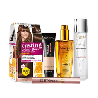 Get Upto 10% off on L'oreal Paris Beauty Products
