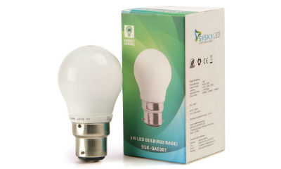 Lowest Online - Syska 3W LED Bulb