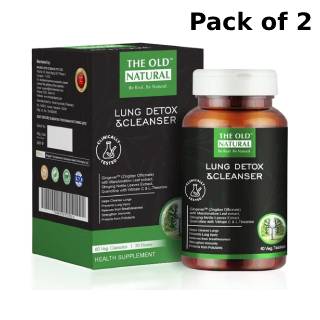 Pack of 2 Lungs detox Relief 120 Tablets at Rs 940 (After Coupon :TONF01 & GP Cashback)