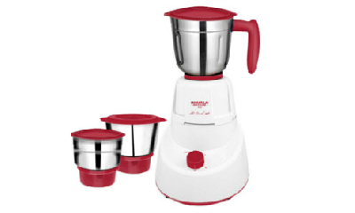 Maharaja Whiteline Livo Mixer Grinder White and Maroon