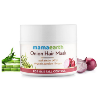 Mamaearth Onion Hair Mask For Hair Fall Control at Rs.599 + Earn GoPaisa cashback + Extra Discount via Coupon