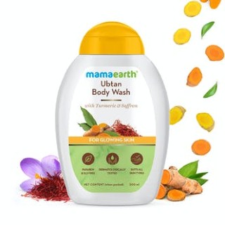 Ubtan Body Wash With Turmeric and Saffron for Glowing Skin - 300 ml