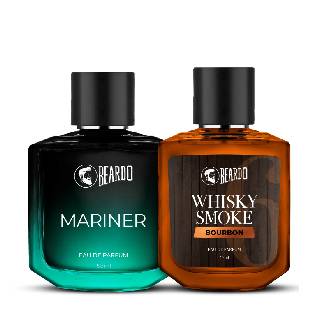 Beardo Bourbon & Mariner Perfume Combo at Rs 599 Mrp 1998 (Coupon: NTADWM)