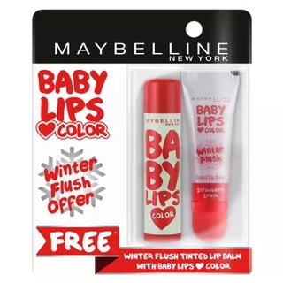 Maybelline Buy 1 Get 1 Free Offer: Baby Lips Color Balm Starting at Rs.180