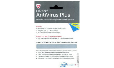 McAfee McAfee AntiVirus Plus 1 PC 1 Year