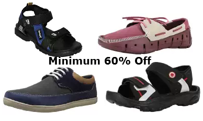 Men's Footwear At Minimum 60% Off