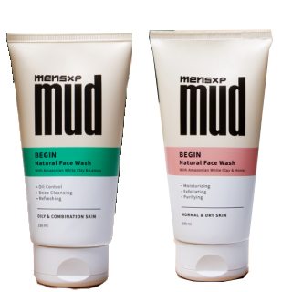 MENSXP MUD  Natural Face Wash For Men at Rs.230 + Flat 12% GP Cashback
