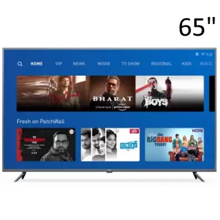 Mi TV 65 inch 4K HDR Smart TV Offers: Buy at Rs.54999