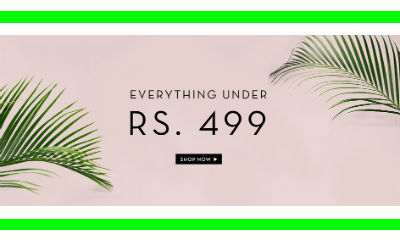Mid Season Sale : Everything under Rs.499