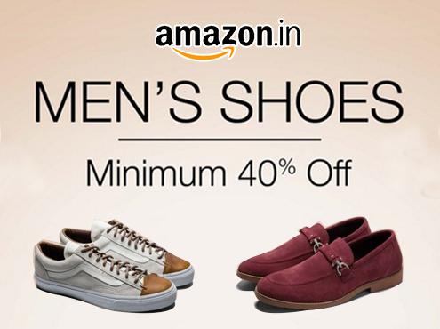 Min 40% Off on Branded Men Shoes & Sandals