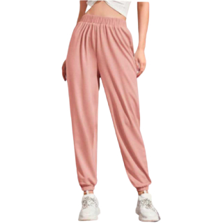 Flat 78% off on MISS LOCAL  Regular Fit Women Pink Lycra Blend Trousers