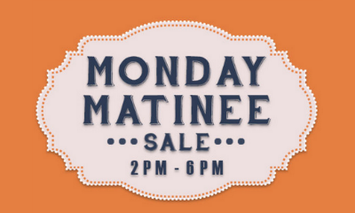 Monday Matinee - Everything At Rs. 699 From 2 PM To 6 PM
