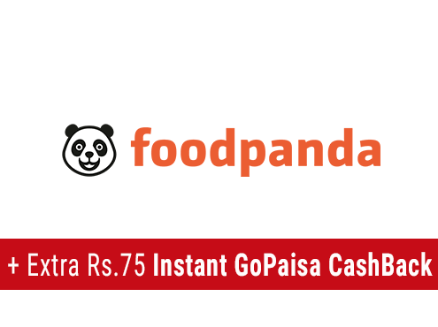 New User - Order On FoodPanda & Get Rs.75 Instant CashBack in GoPaisa A/C